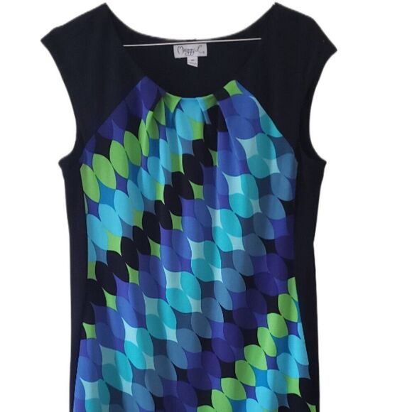 Maggy L Geometric Print  Sleeveless Dress - Picture 3 of 5